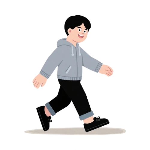 A Walking Boy