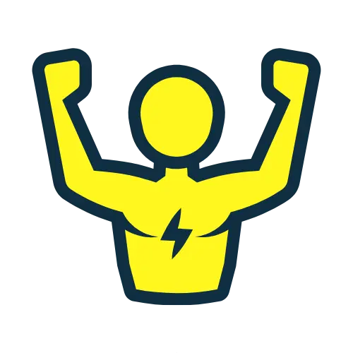 Man with energy