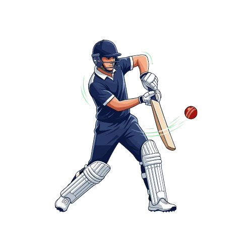 Batsman Playing a Shot