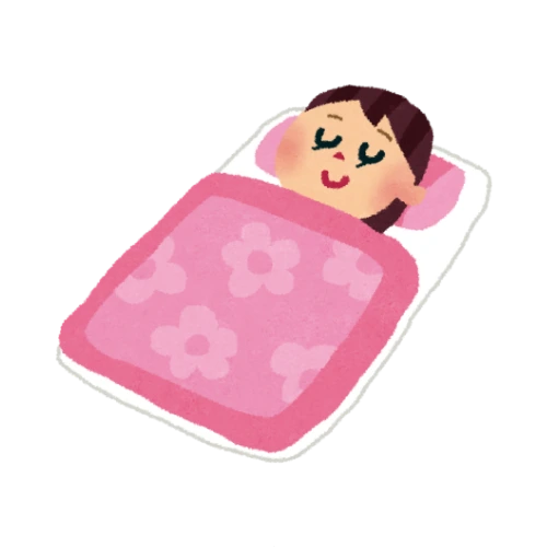 Girl Sleeping in a Blanket